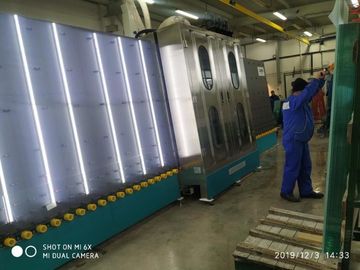 Aluminiumlegering 25mm 12m/Min Vertical Glass Washing Machine
