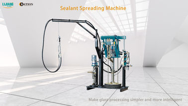 2 van de de Extrudermachine van het deelsilicone de Secundaire Verzegelende Machine voor het Isoleren Glasfabricage
