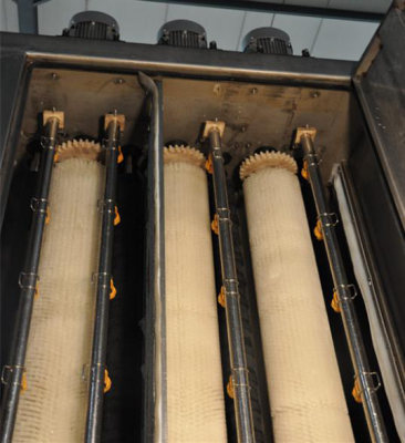 Het verticale Isolerende Gas Vullende en Dringende Robot van de Glasproductielijn met Ai Systeem 3