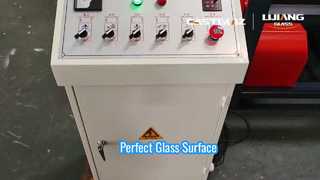 Horizontale automatische glaszandstraalmachine