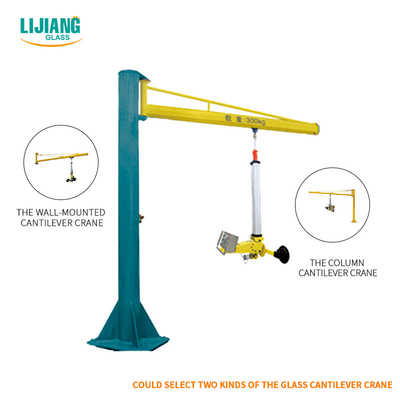 De vacuümlading van Jib Crane With Suction Cups Glass van de Glas Behandelende Cantilever