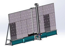 Intelligente Verticale Rand die Machine voor Laag schrappen - e-Glas en Dubbele Verglazingsglas