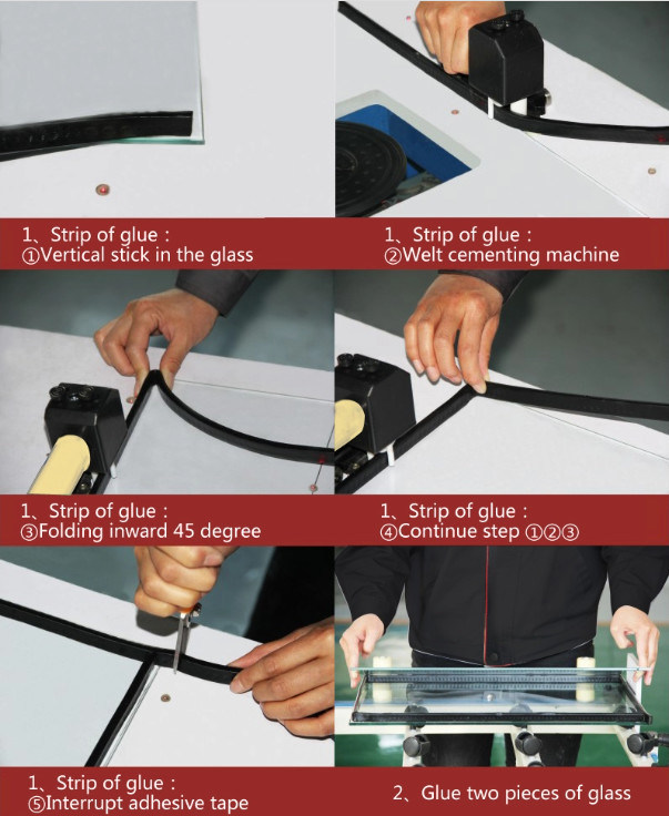 Isolerend van de Randthechnolgy van de Glasproductie Materieel Warm Butyl het Aluminiumverbindingsstuk geen behoefte tweede die verzegelen