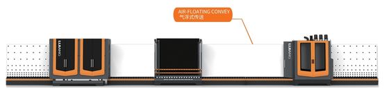 Verticale verwarmings- en ventilatielijn voor het verwerken van glas