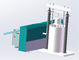 De automatische Butyl Machine van de Dichtingsproductextruder aan het Uitspreiden Butyle aan Aluminiumkader